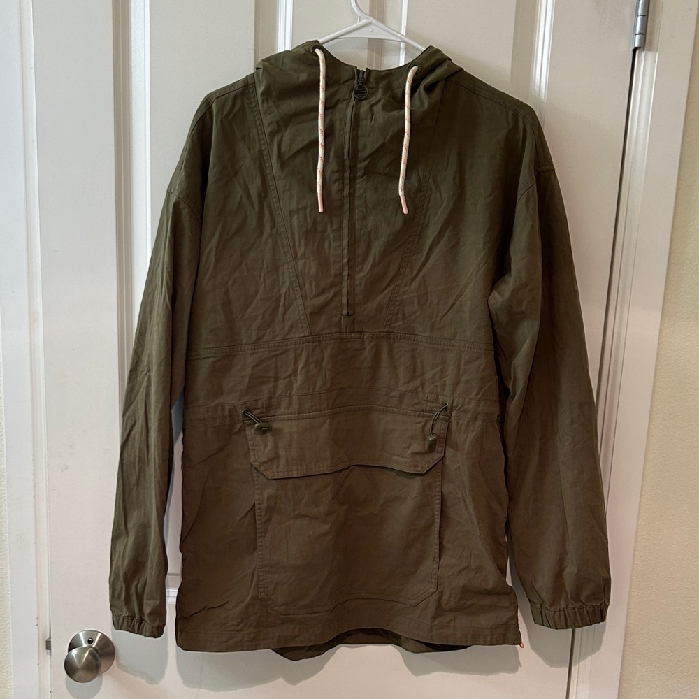 Marine Layer Olive Hooded Field Jacket